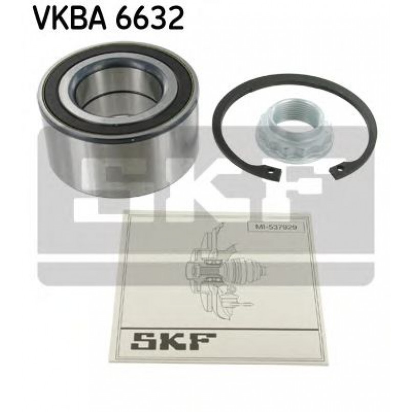 VKBA 6632 SKF Підшипник кульковий d>30